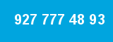 927 777 48 93 927 777 48 93